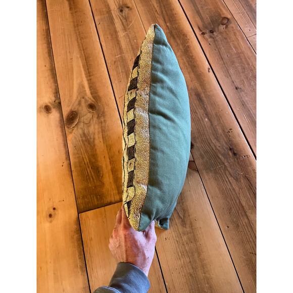 Pat Yuille Oh Christmas Tree Pillow Tapestry 15” Square Vintage Christmas - Picture 4 of 7